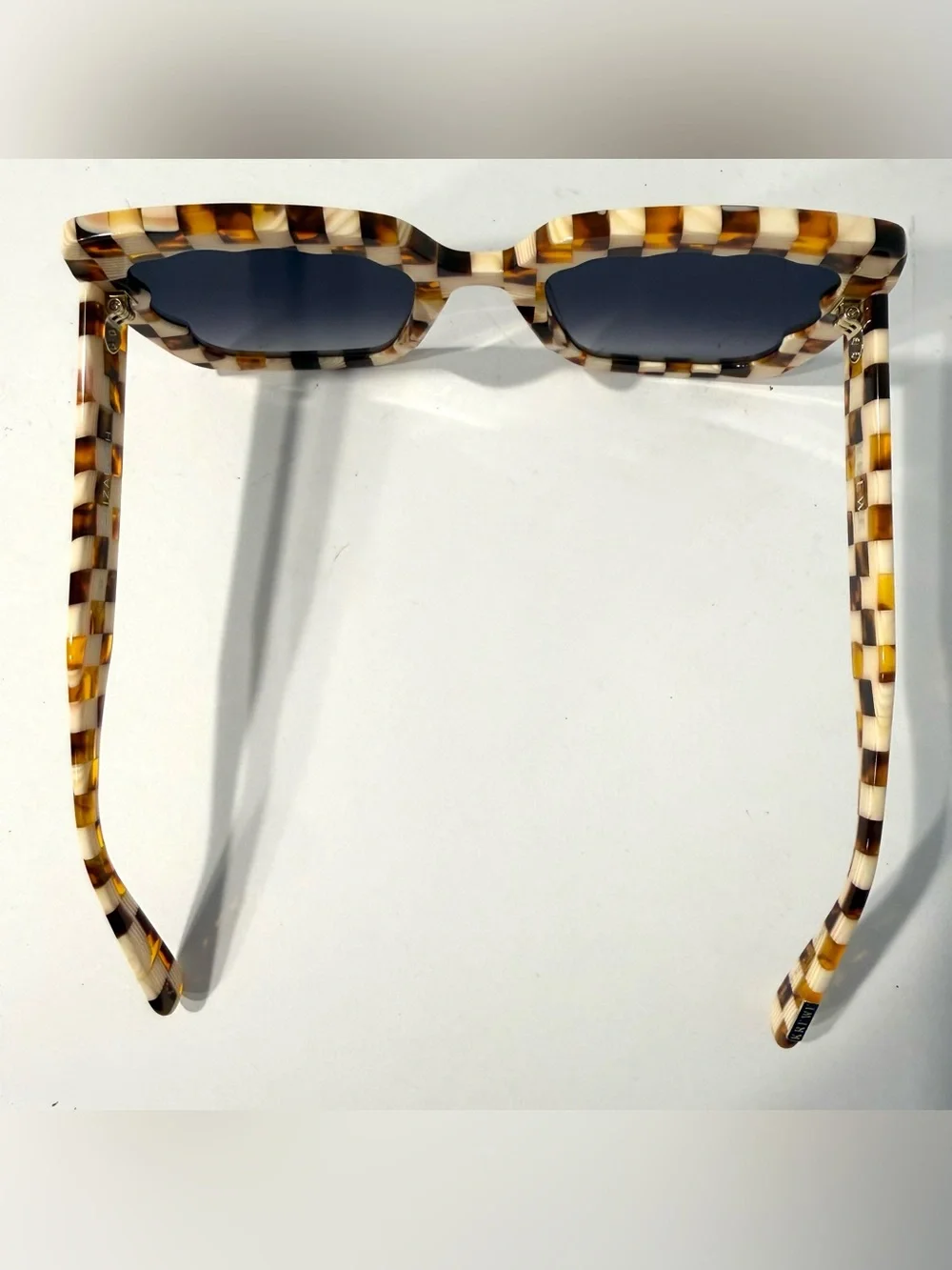 KREWE Elizabeth Tortoise Shell Square Sunglasses Women’s Discontinued